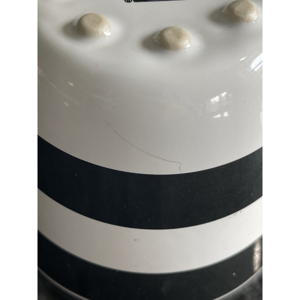 Ikea Ungdom Set Of 4 Black White Dots Stripes Ceramic Coffee Mugs READ - Picture 12 of 12